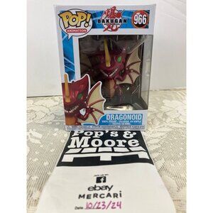 Funko Pop! Bakugan: Dragonoid 966 Vinyl Figure New With Box Defects